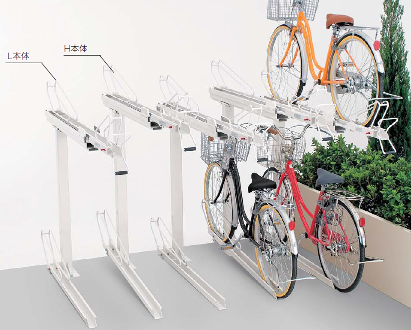 四国化成 | 2段式サイクルラック1型 | 建材サーチ