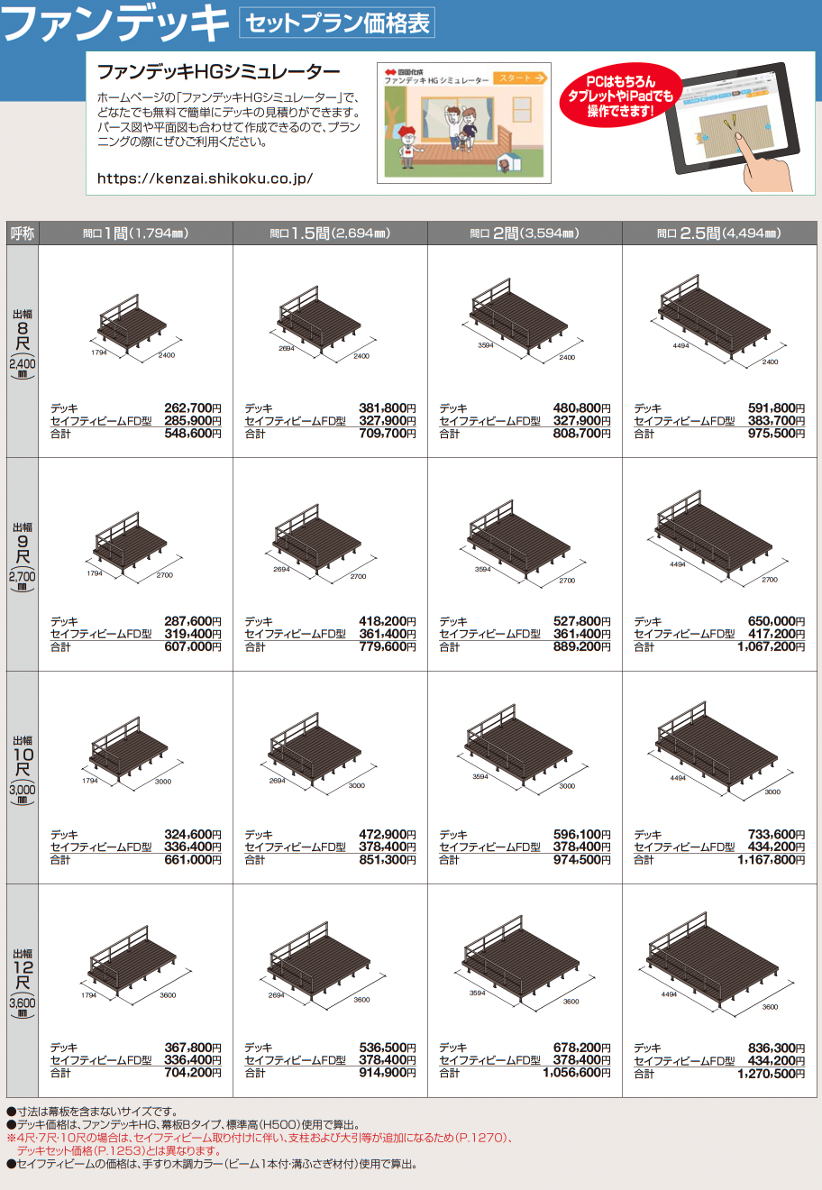 四国化成 | ファンデッキHG | 建材サーチ