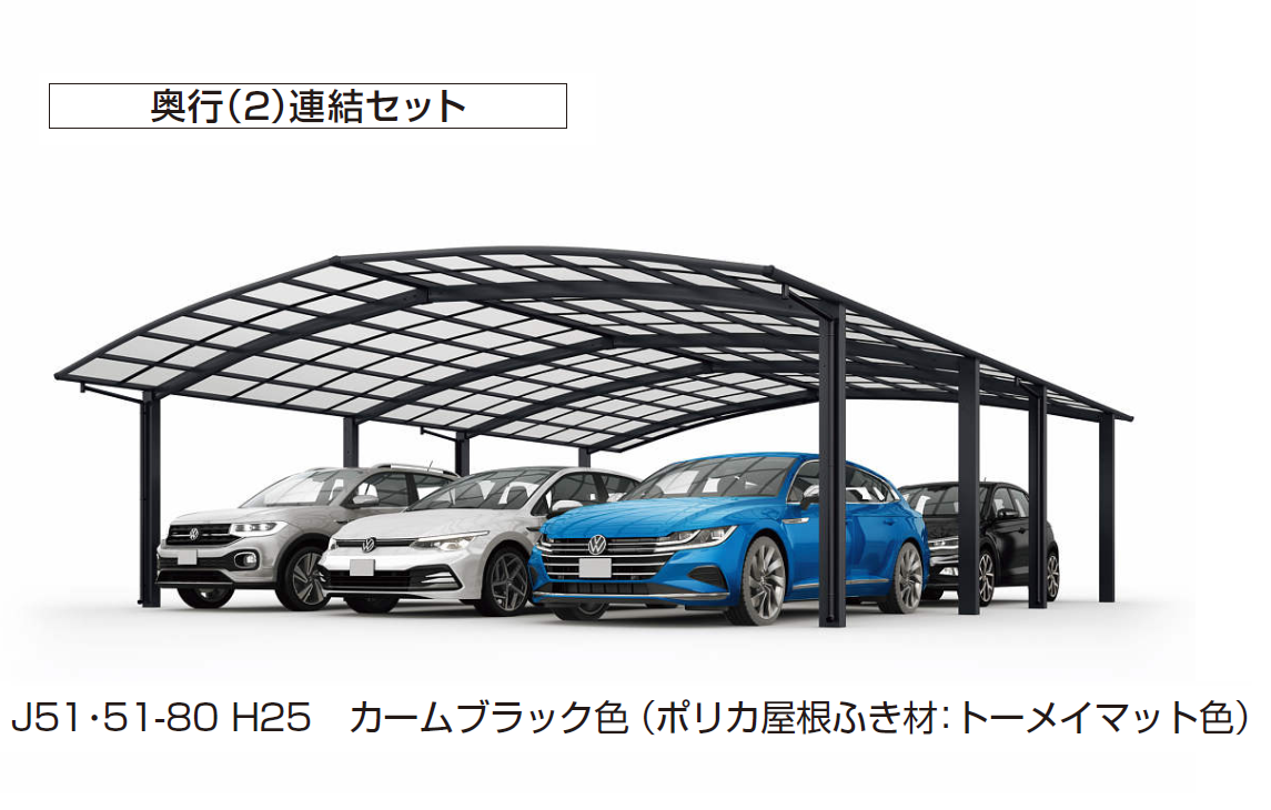 YKK AP | アリュース 600タイプ 3台用 (単体/奥行延長/奥行連結)【2025