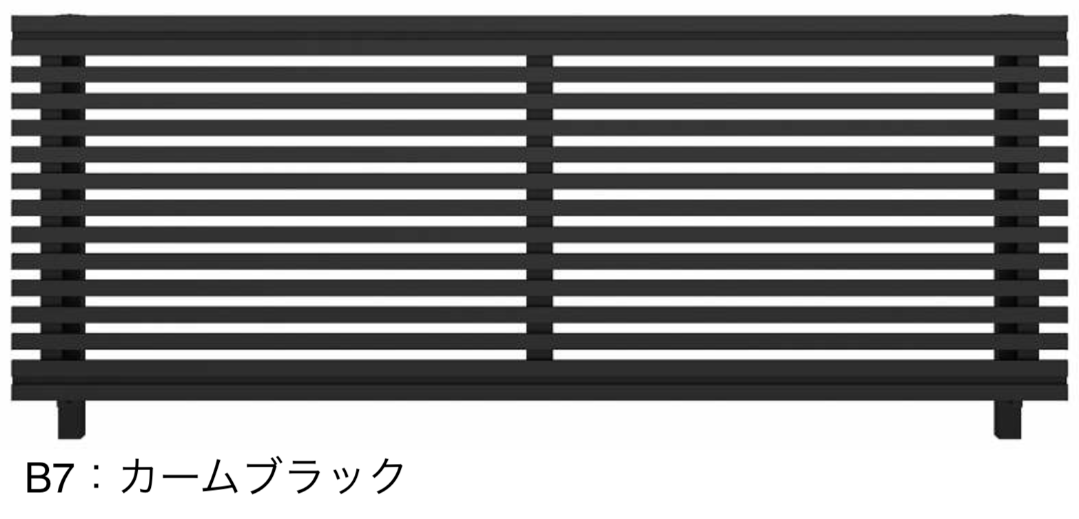 YKK AP | ルシアス フェンスH09型 横ストライプ【2023年版】 | 建材サーチ
