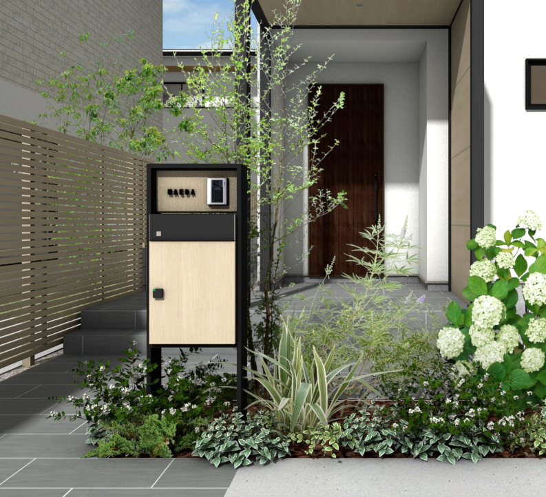 タカショー | 宅配ポスト De-Plus 門柱【2025年版】 | 建材サーチ