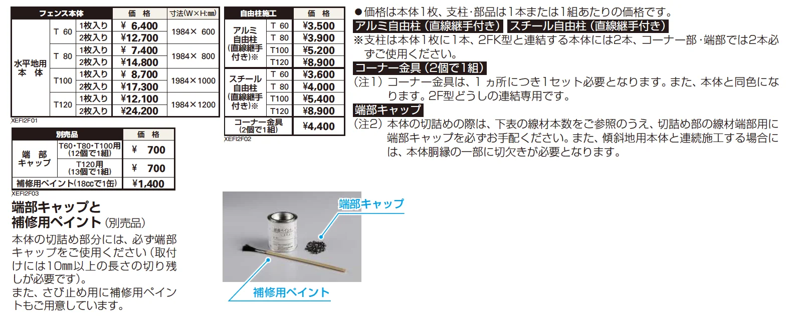 イーネット フェンス2F型【2023年版】_価格_1