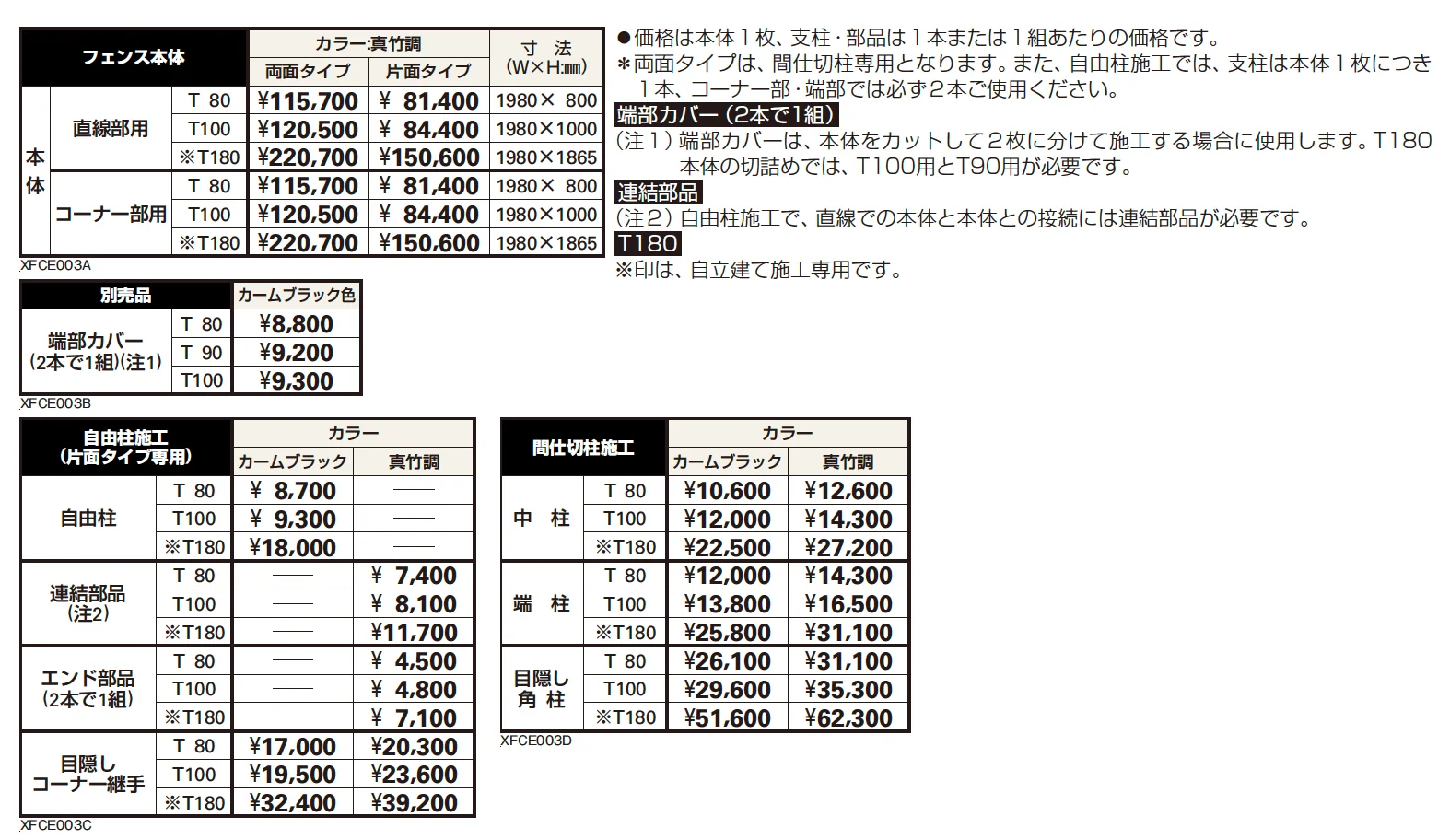 建仁寺垣 ＜両面タイプ＞【2023年版】_価格_1