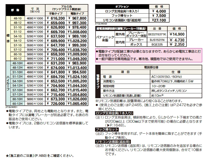 シャローネ アップゲート ワイド01型 手動タイプ電動タイプ【2023年版】_価格_1