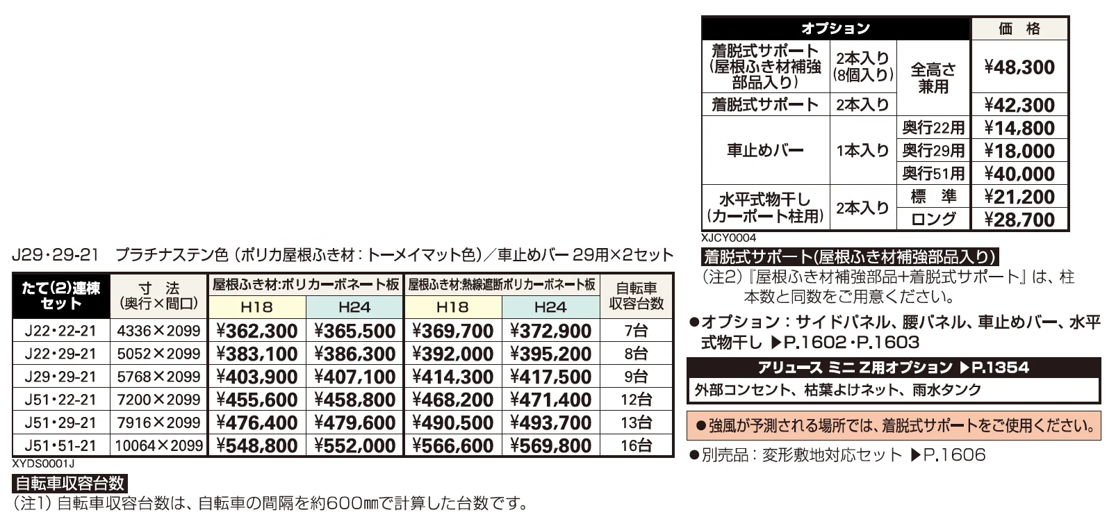 アリュース ミニZ 750タイプ たて(2)連棟セット【2023年版】_価格_1