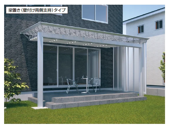 三協アルミの「M.シェードⅡ マルチルーフタイプ【2023年版】」のサブ画像2