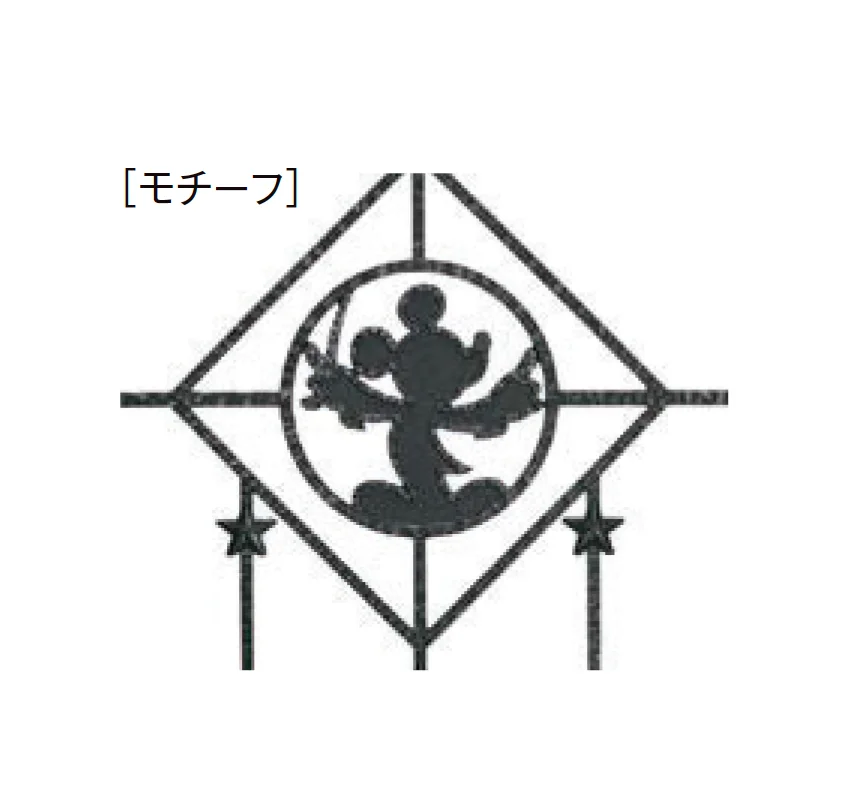 LIXILの「ディズニー門扉 ミッキーB型」のサブ画像2