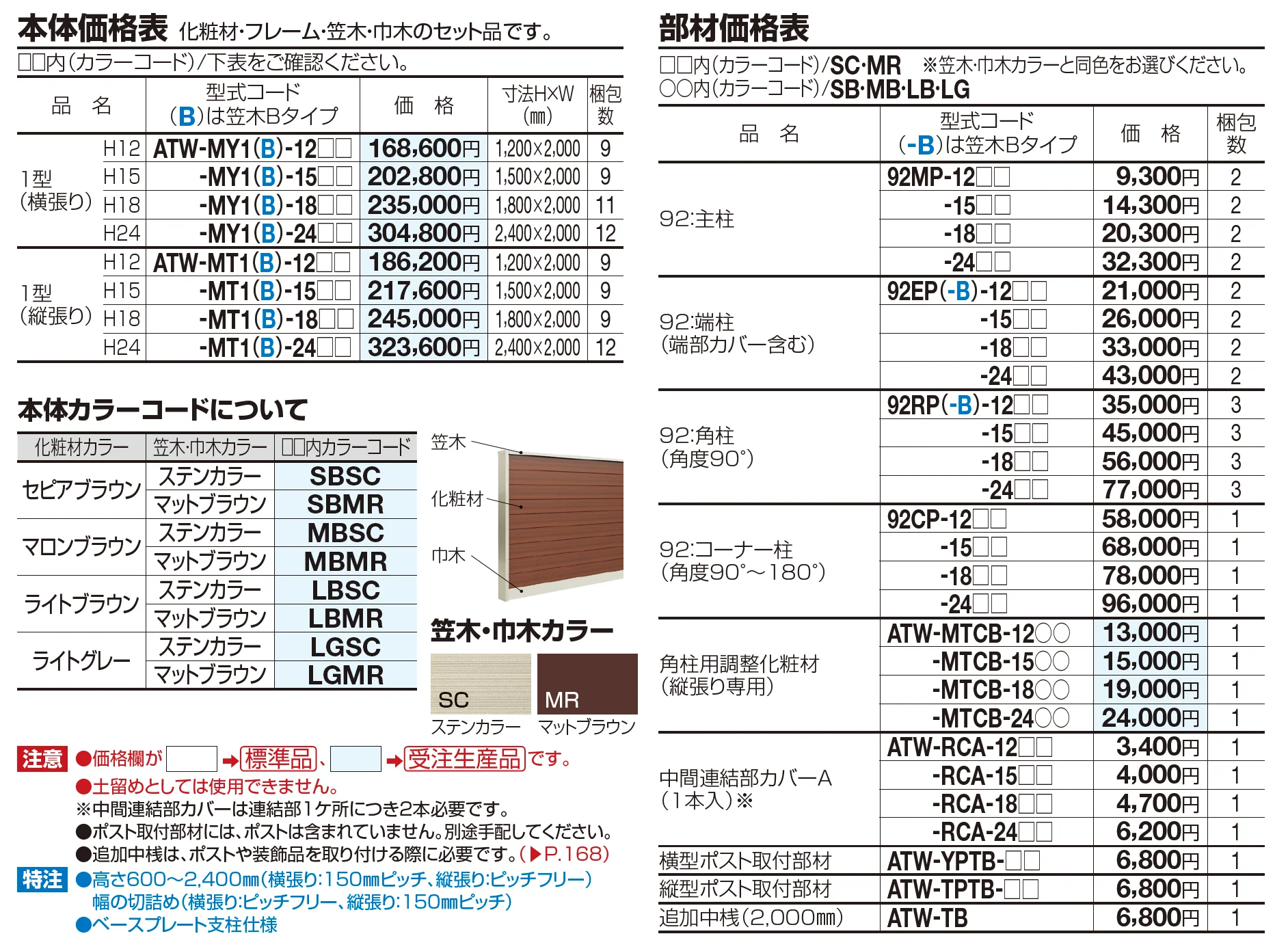 アートウォールmodern(モダン) 木質樹脂タイプ (横張り1型/縦張り1型)【2023年版】_価格_2