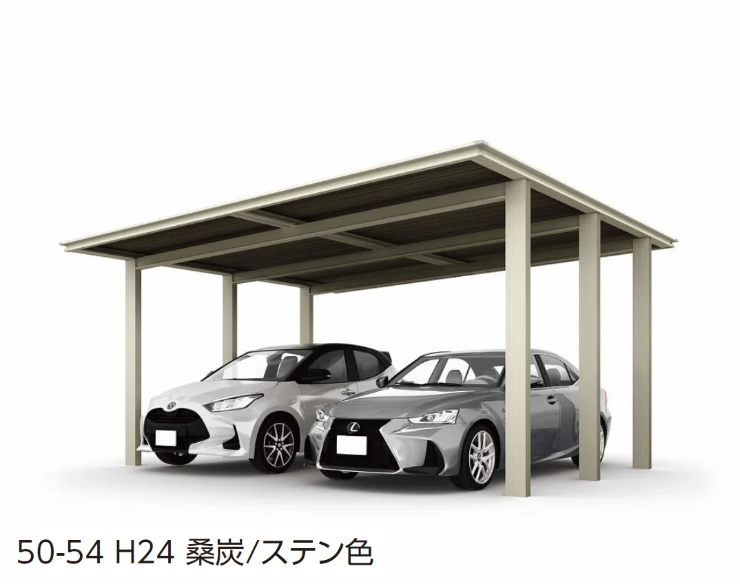 YKK APの「ルシアス カーポート 1500タイプ 2台用 (単体/奥行連結)【2025年版】【廃番】」のサブ画像6