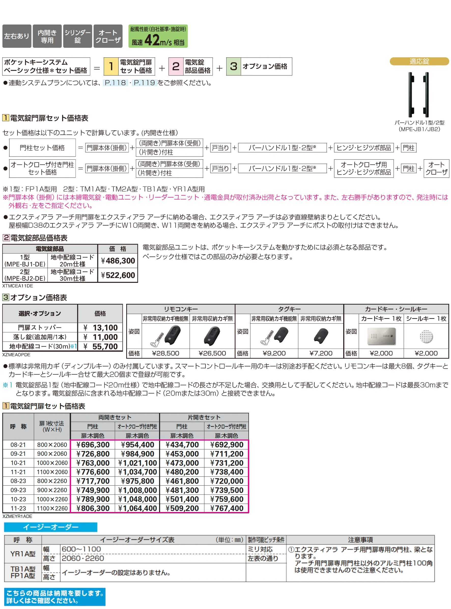 電気錠付 エクスティアラ アーチ用門扉 YR1A型【2025年6月発売】【2025年版】_価格_1