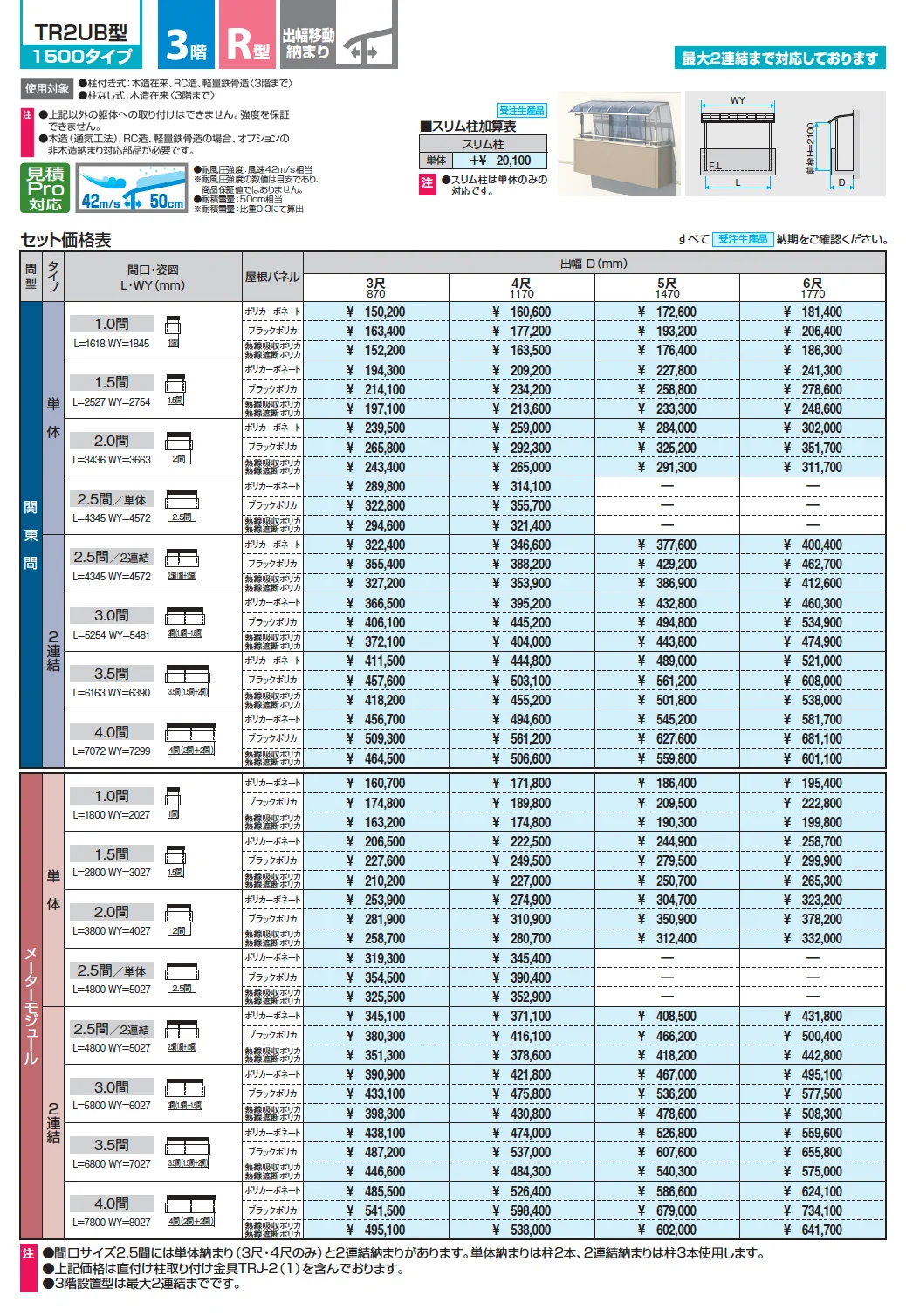 レボリューZ(TR2UB型 1500タイプ 3階)【2025年版】_価格_1