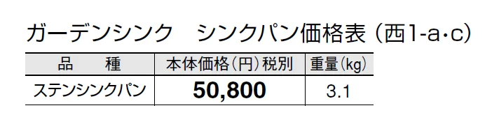 ガーデンシンク シンクパン【2024年版】_価格_3