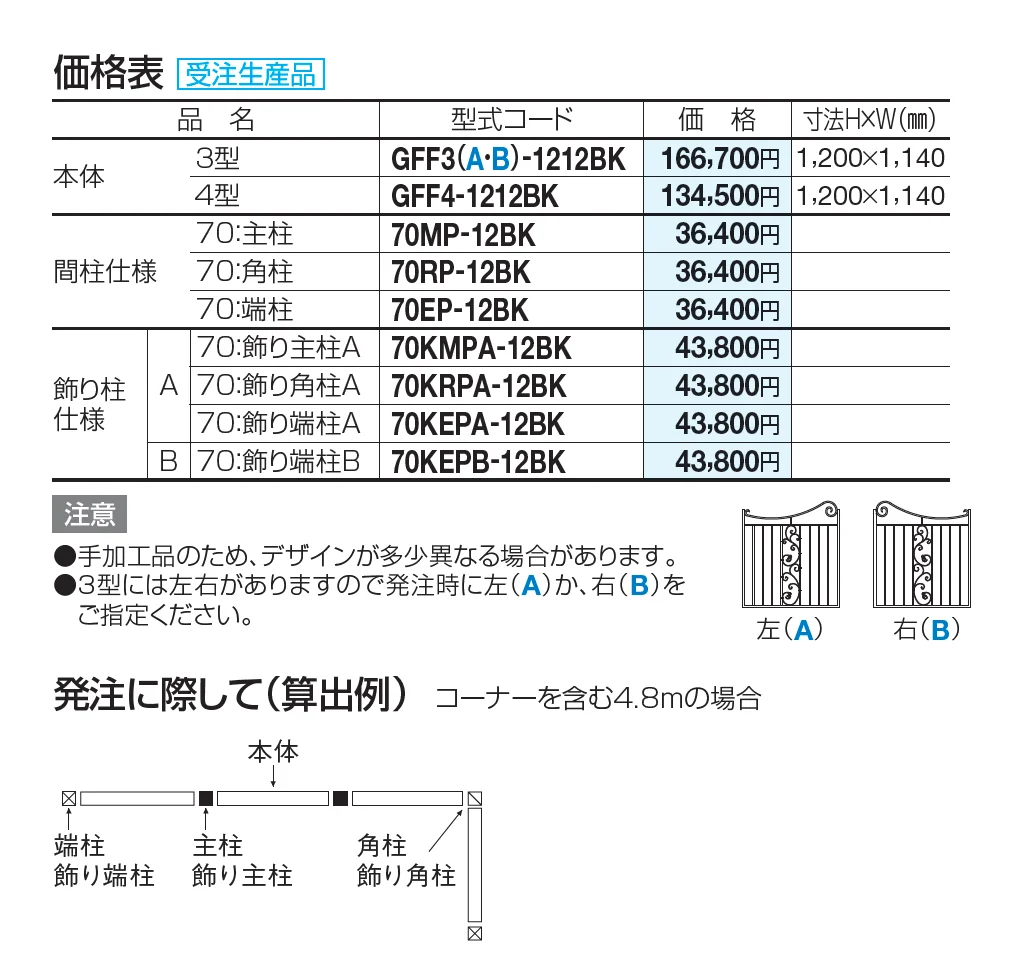 ガーデンフローラ フェンス4型【2023年版】_価格_1