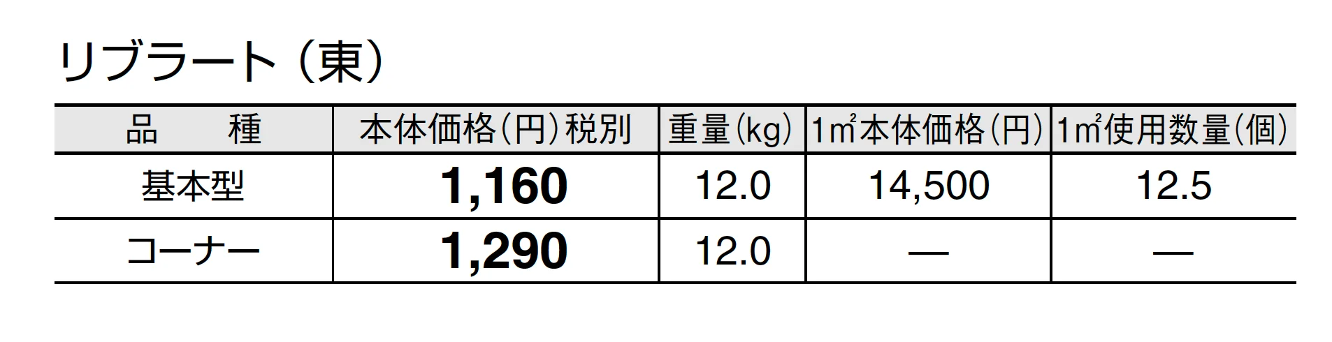 リブラート【東日本限定販売】_価格_1