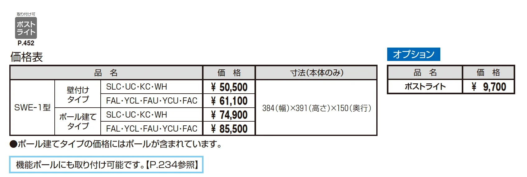 SWE型【2025年10月価格改訂版】_価格_1