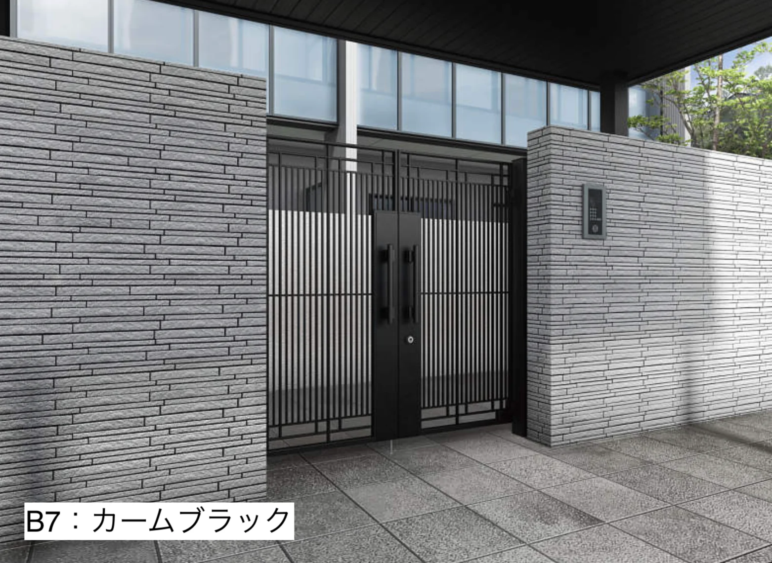 YKK APの「電気錠付共用門扉 シャローネ 門扉SA02型【2024年版】」