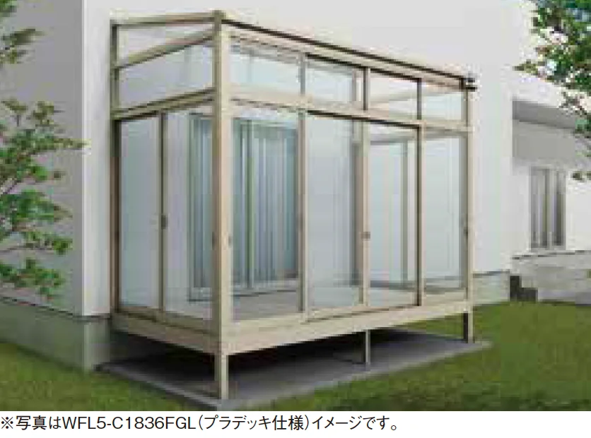 大仙の「ソレイドテラス囲い ノーマルサッシ(ランマ引違い)【床仕様】【2025年版】」のサブ画像1
