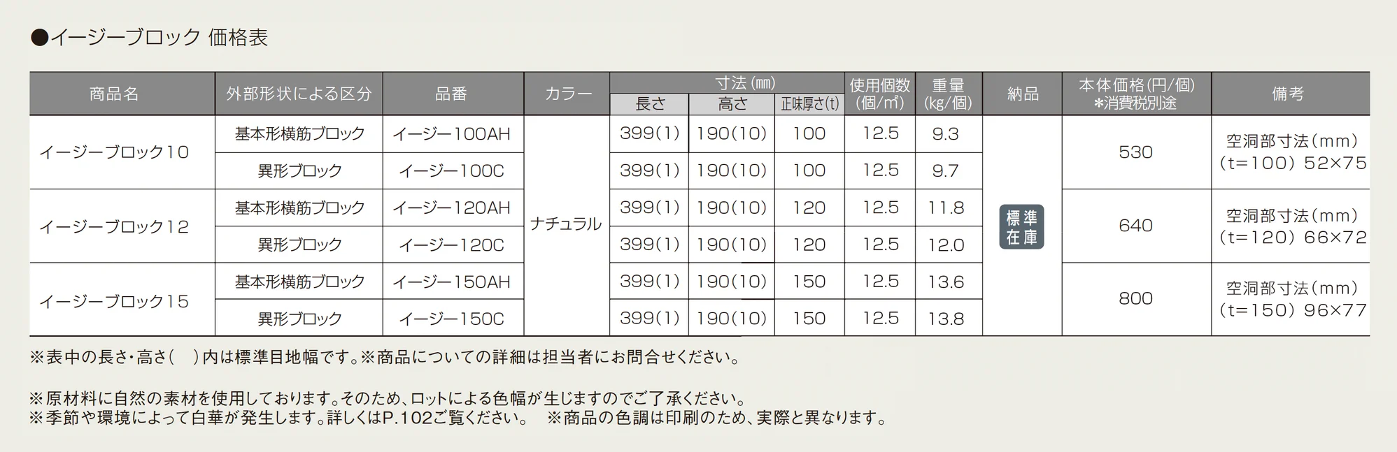 イージーブロック_価格_1