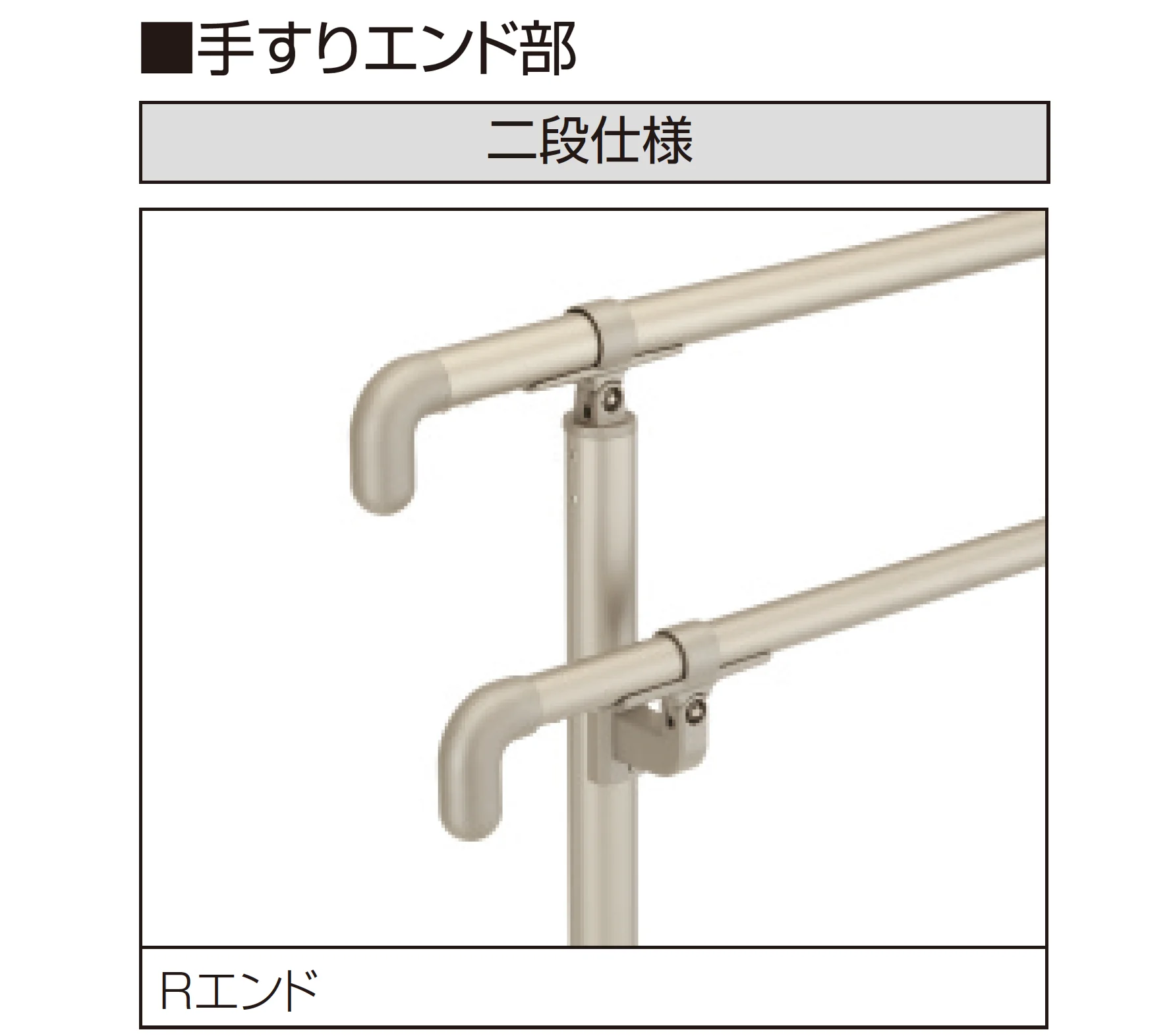 三協アルミの「テスリーフ 独立タイプ トップレール納まり/二段仕様・二段両面仕様」のサブ画像2