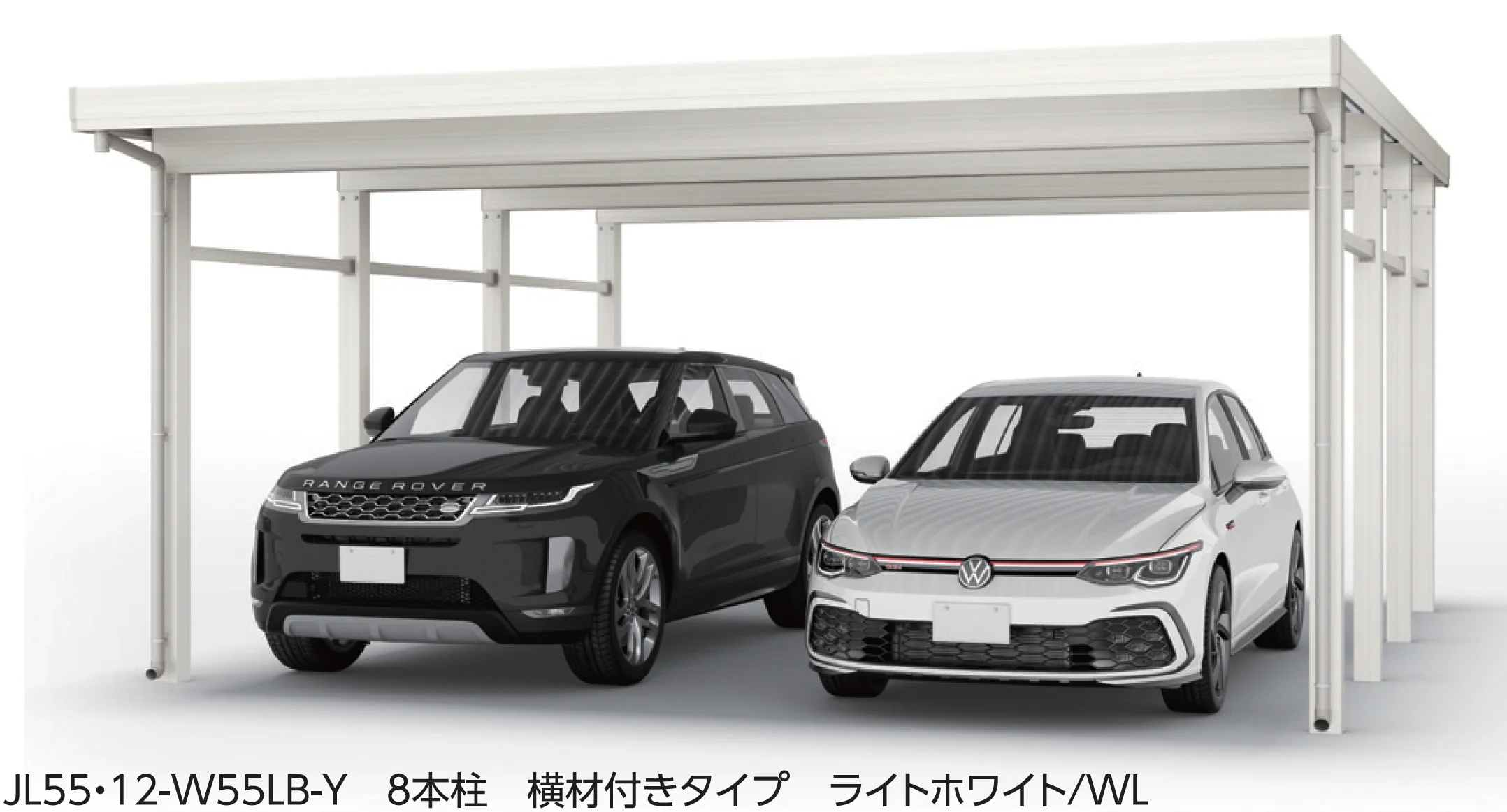 大仙の「SSポートGⅢ 積雪150cm Aタイプ・Bタイプ奥行延長セット/2台用【2025年版】」のサブ画像1