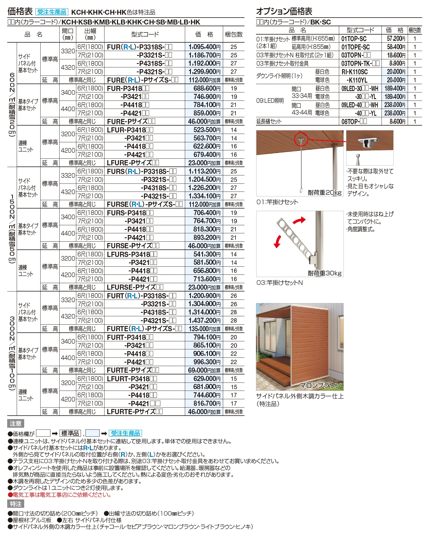 ファンルーフ(壁付式) サイドパネル付き【2023年版】_価格_1