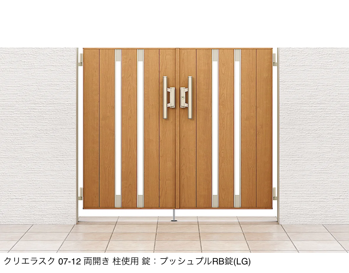 LIXILの「開き門扉AA TS1型(木調)」のサブ画像4