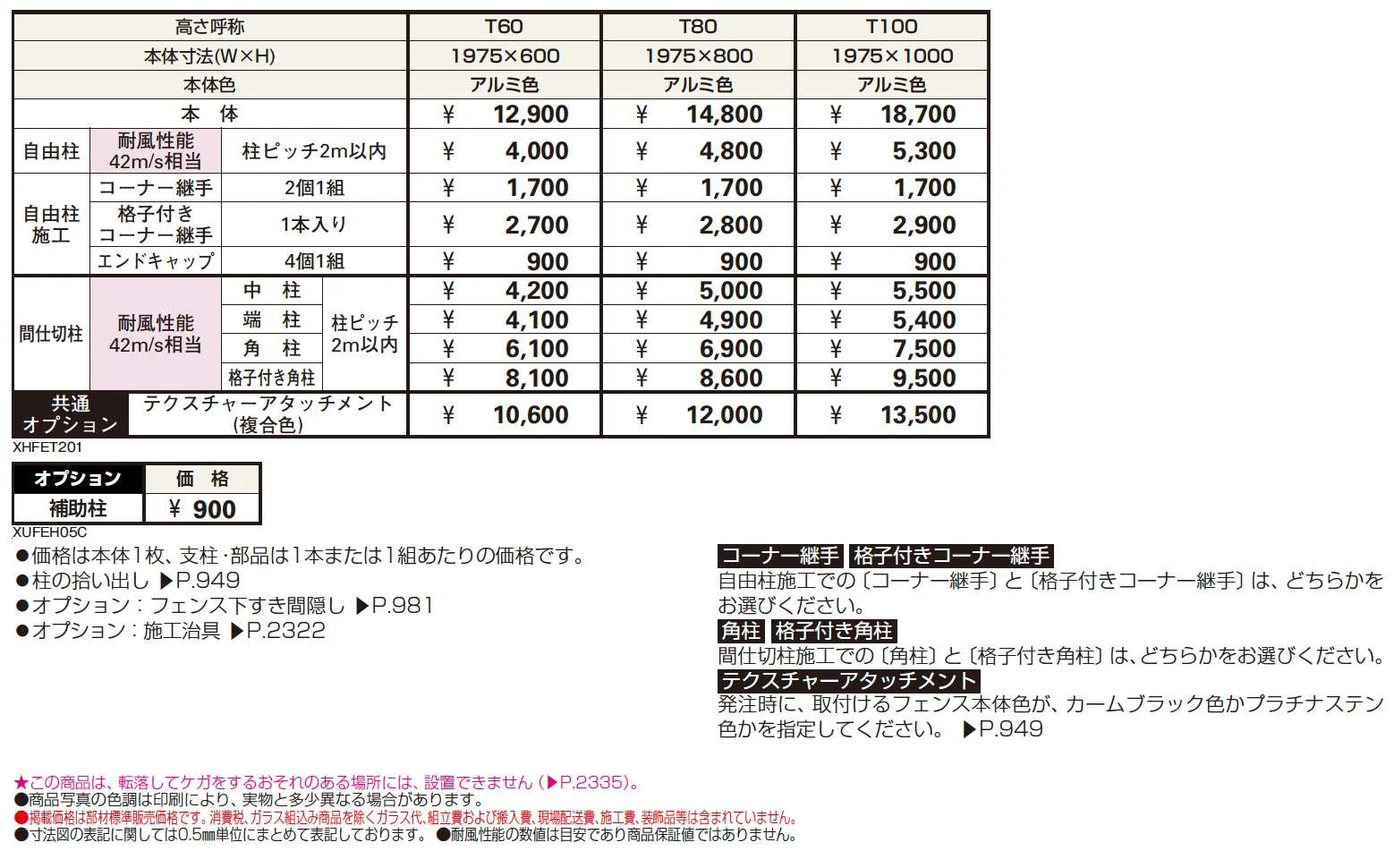 シンプレオ フェンスT2型 たて格子（16本）【2024年版】_価格_1
