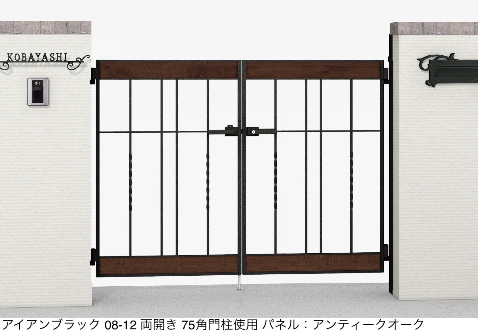 LIXILの「ラフィーネ門扉 5B型」のサブ画像2