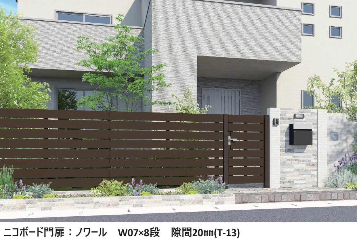 F&Fの「セミユニット門扉 ニコボード門扉【2024年版】」