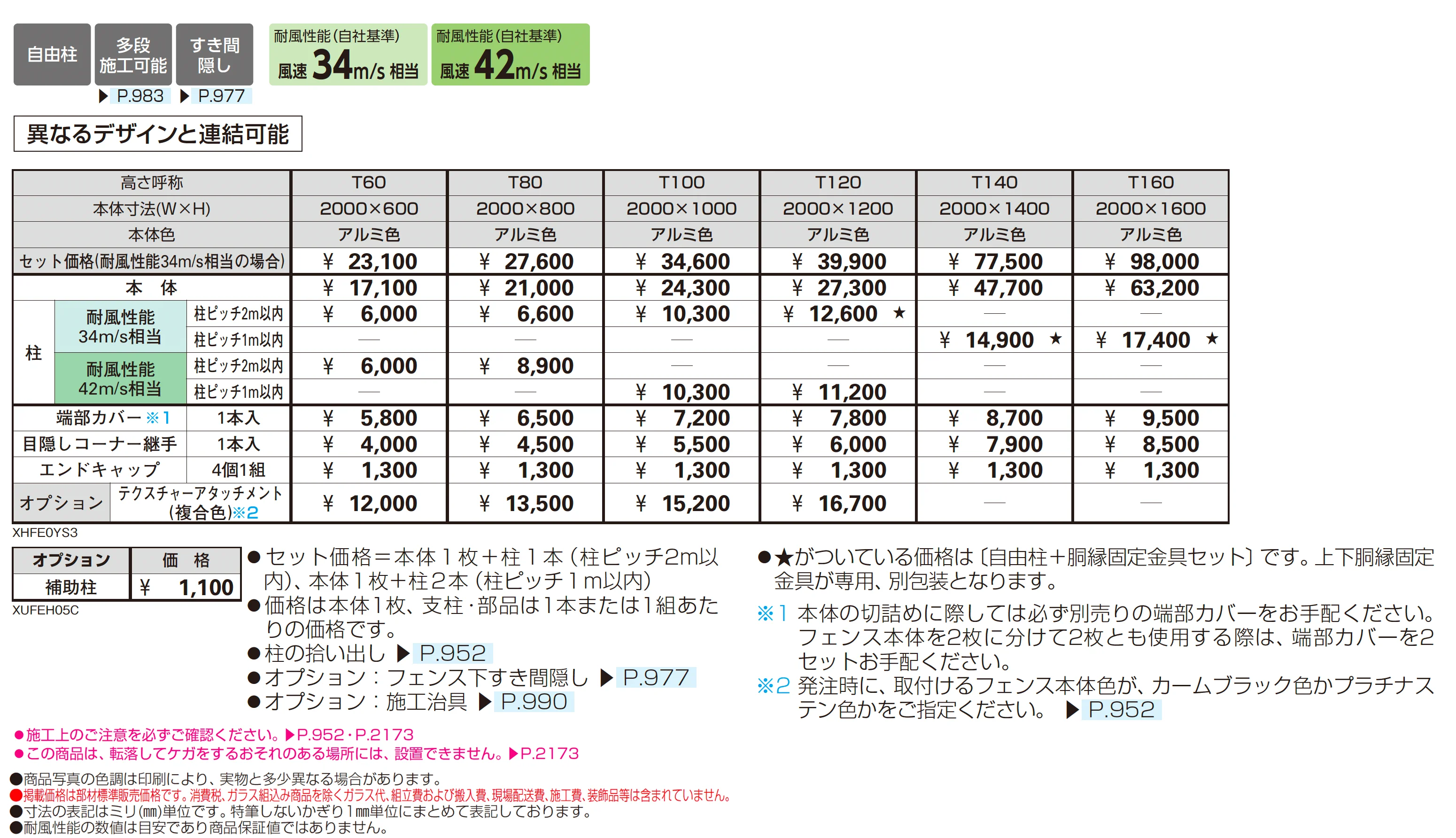 シンプレオ フェンスYS3型_価格_1