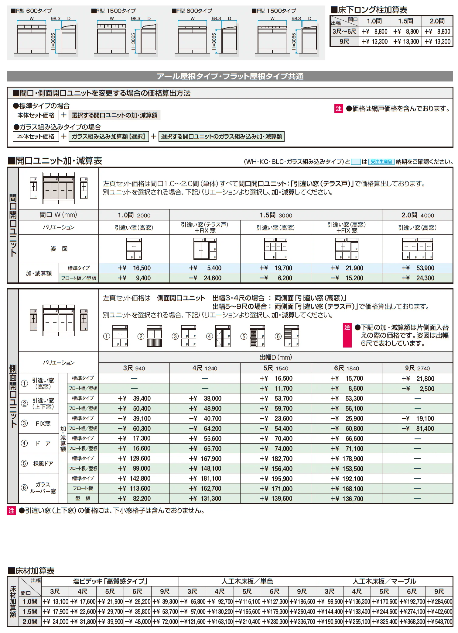 晴れもようwith(床仕様/ランマ付き H20サイズ メーターモジュール)【2025年10月価格改訂版】_価格_2