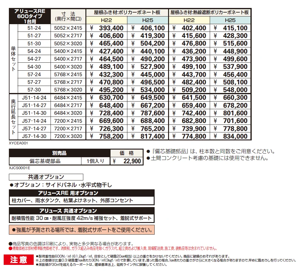 アリュース RE 600タイプ 単体セット／奥行延長セット【2024年版】_価格_1