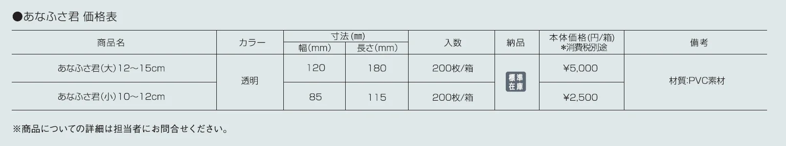 あなふさ君【2024年版】_価格_1