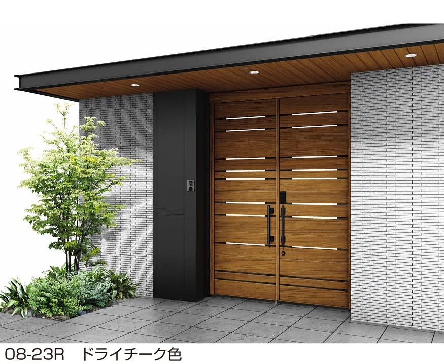 YKK APの「〔ポケットキーシステム〕電気錠付 エクスティアラ アーチ用門扉 YR1A型」