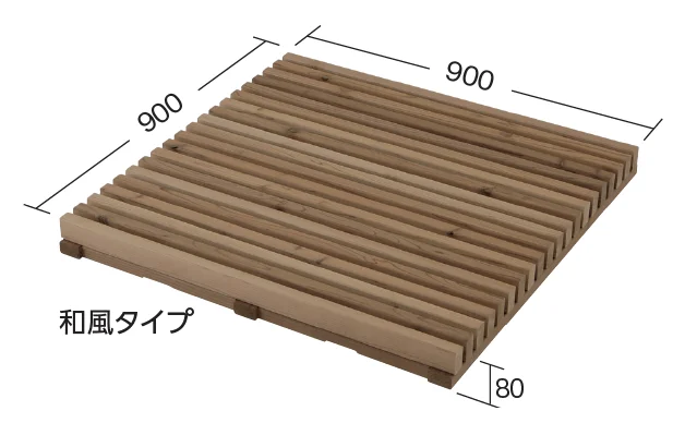 タカショーの「タンモクウッド®︎ タンモクフラットデッキ【2024年版】」