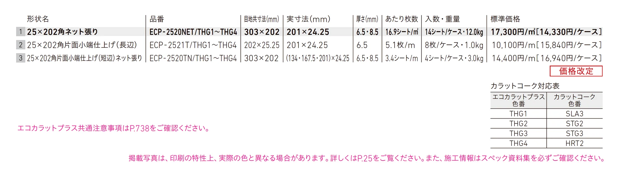 エコカラットプラス シングレース_価格_1