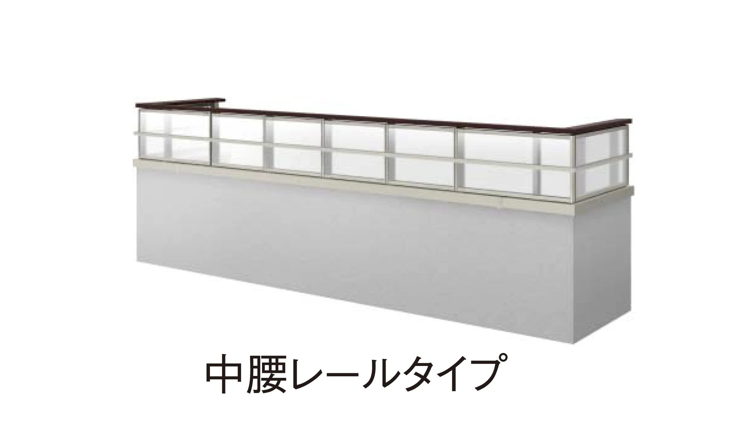 YKK APの「エルビュート ハンドレール 格子付き四辺支持」のサブ画像3