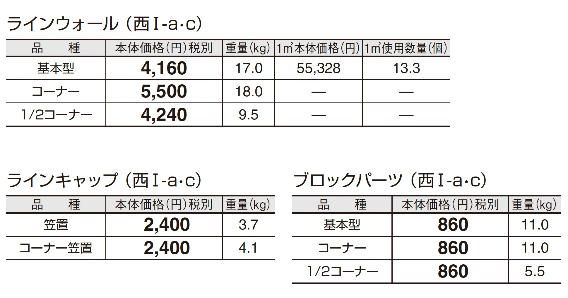 ラインウォール_価格_3