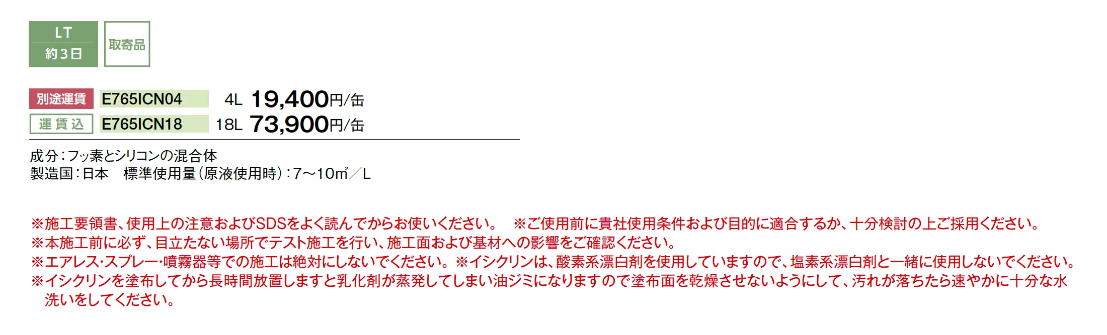 イシクリン_価格_1