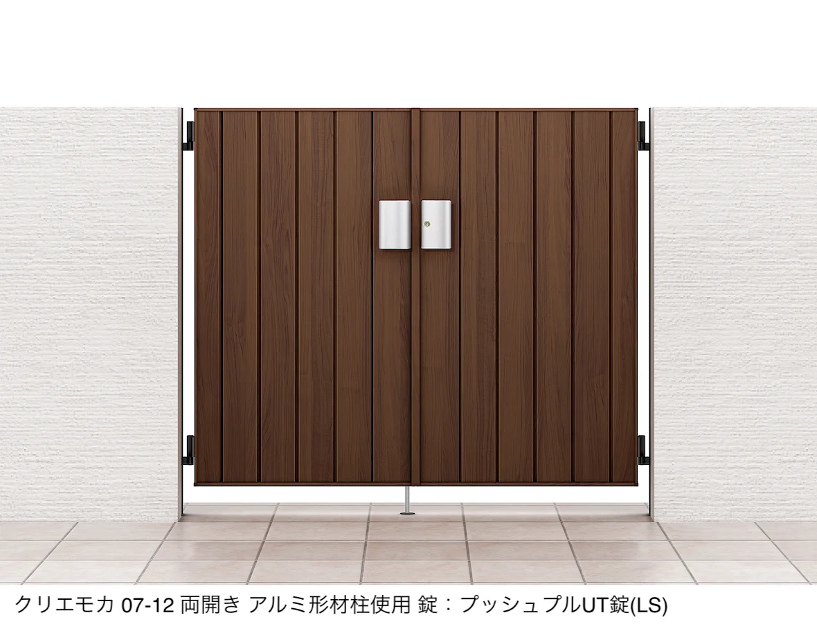 LIXILの「開き門扉AA TM1型(木調)」