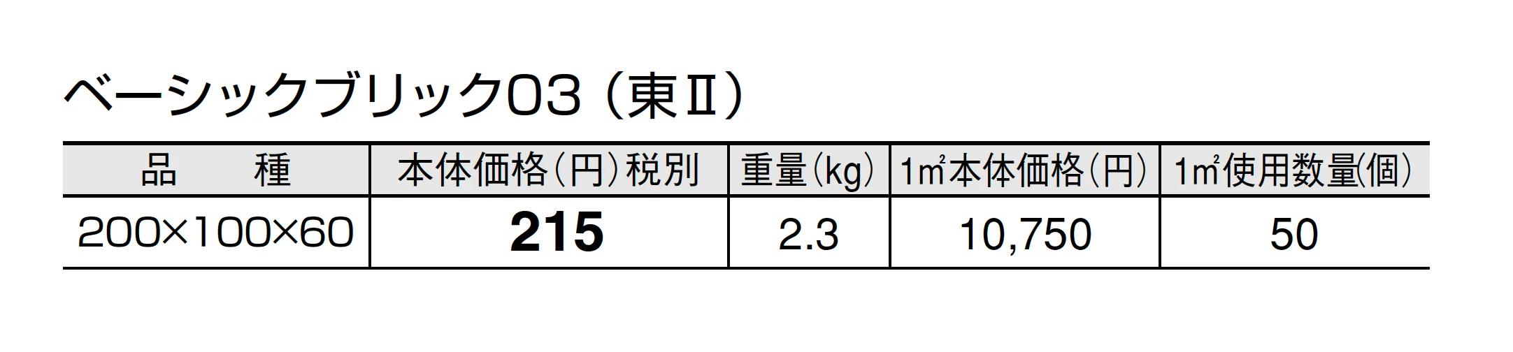 ベーシックブリック03_価格_2