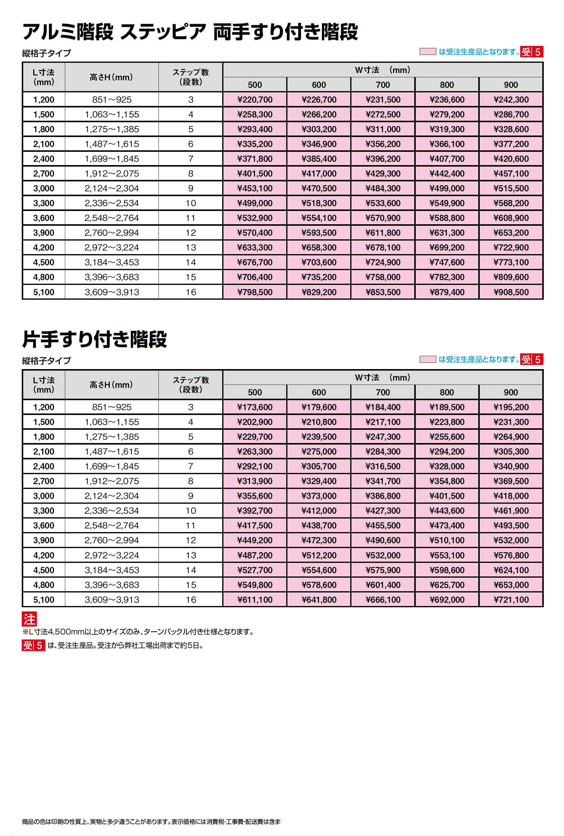 アルミ階段 ステッピア_価格_1