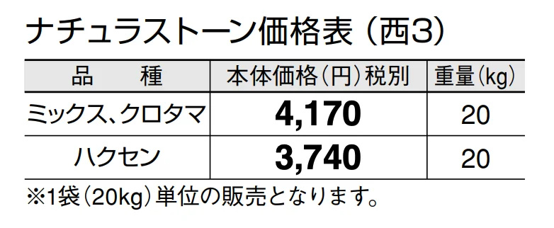 ナチュラ ストーン【2024年版】_価格_5