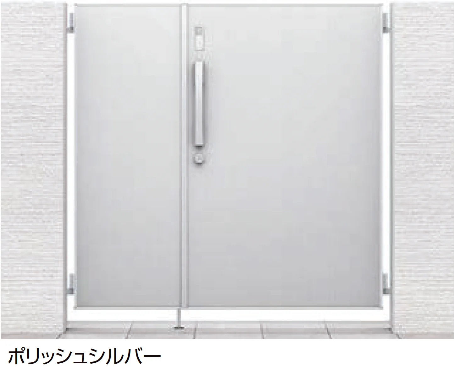 LIXILの「開き門扉AA スマートロックシステム FamiLock FM1型(木調)」