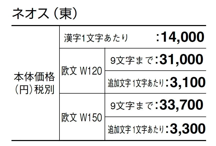 ネオス【2024年版】_価格_1
