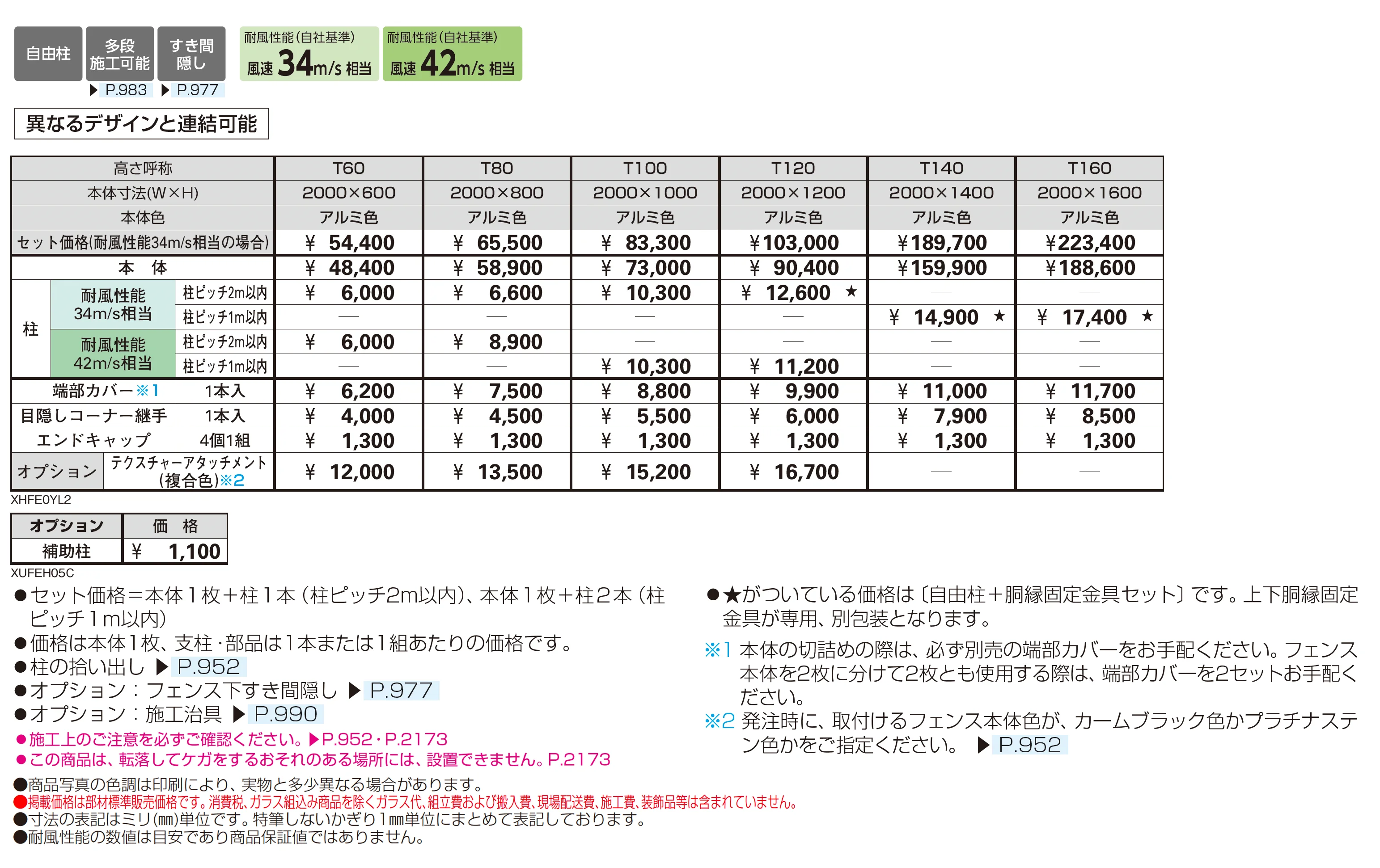 シンプレオ フェンスYL2型_価格_1