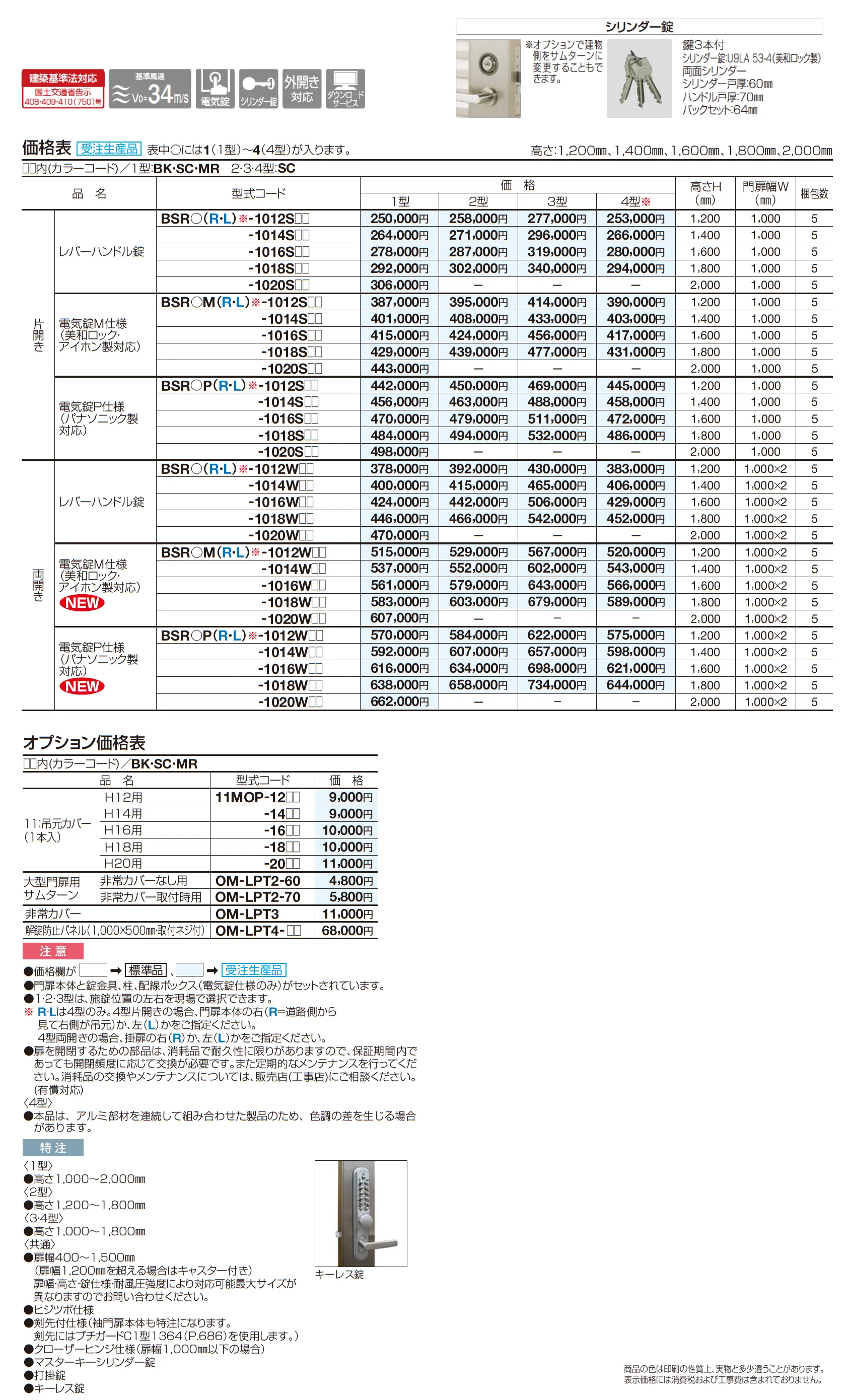 袖門扉 BSR1型_価格_1