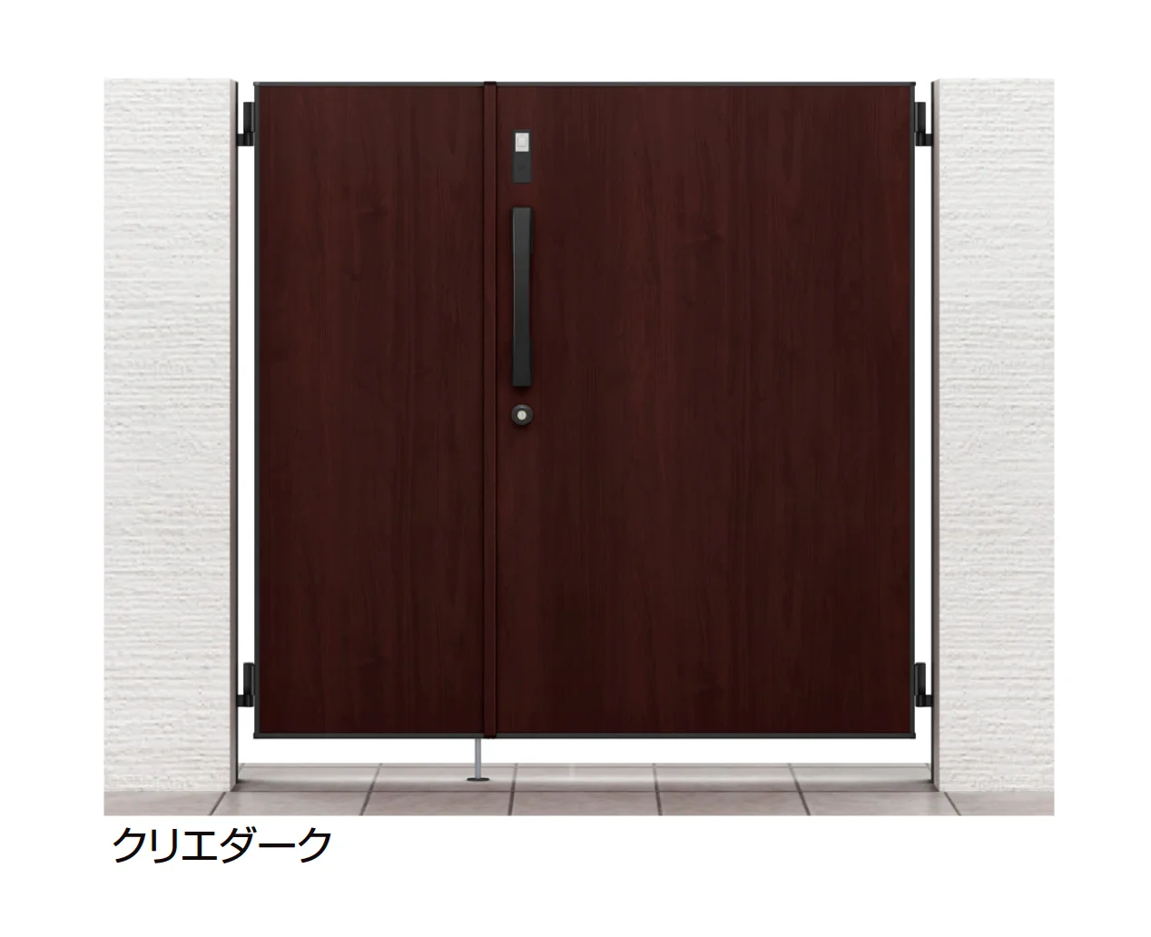 LIXILの「開き門扉AA スマートロックシステム FamiLock FM1型(木調)【2025年版】」のサブ画像2