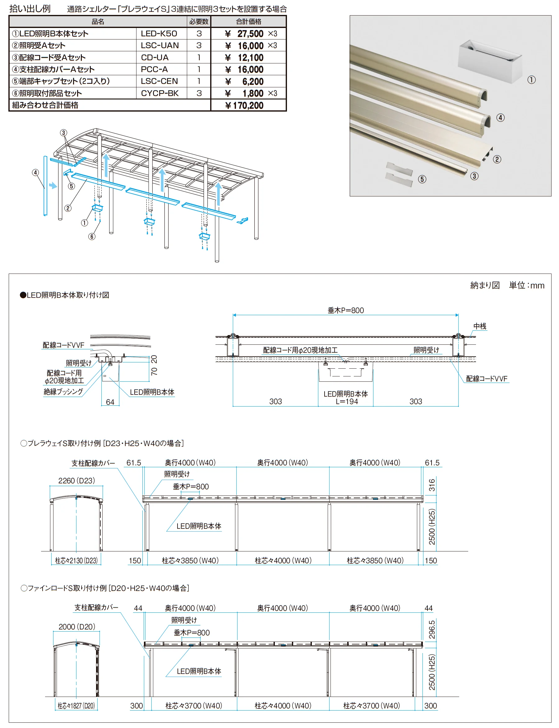 ファインロードS 両支持タイプ/1500N/㎡ 積雪地域型 基本ユニット_価格_7