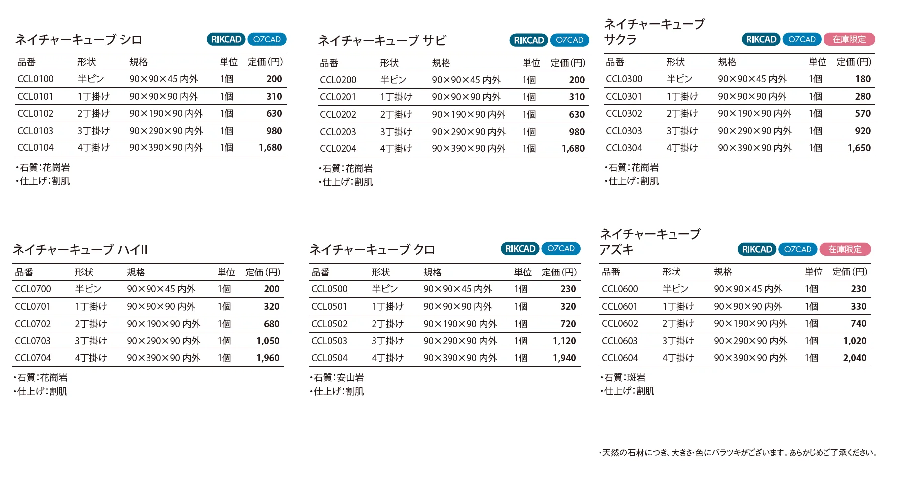 ネイチャーキューブ【関東版】_価格_1